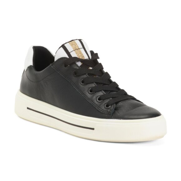 ARA Made In Portugal Leather Camden Comfort Sneakers - Picture 1 of 2